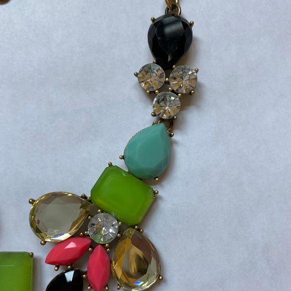 J.Crew Color Collage Statement Necklace - Picture 8 of 11